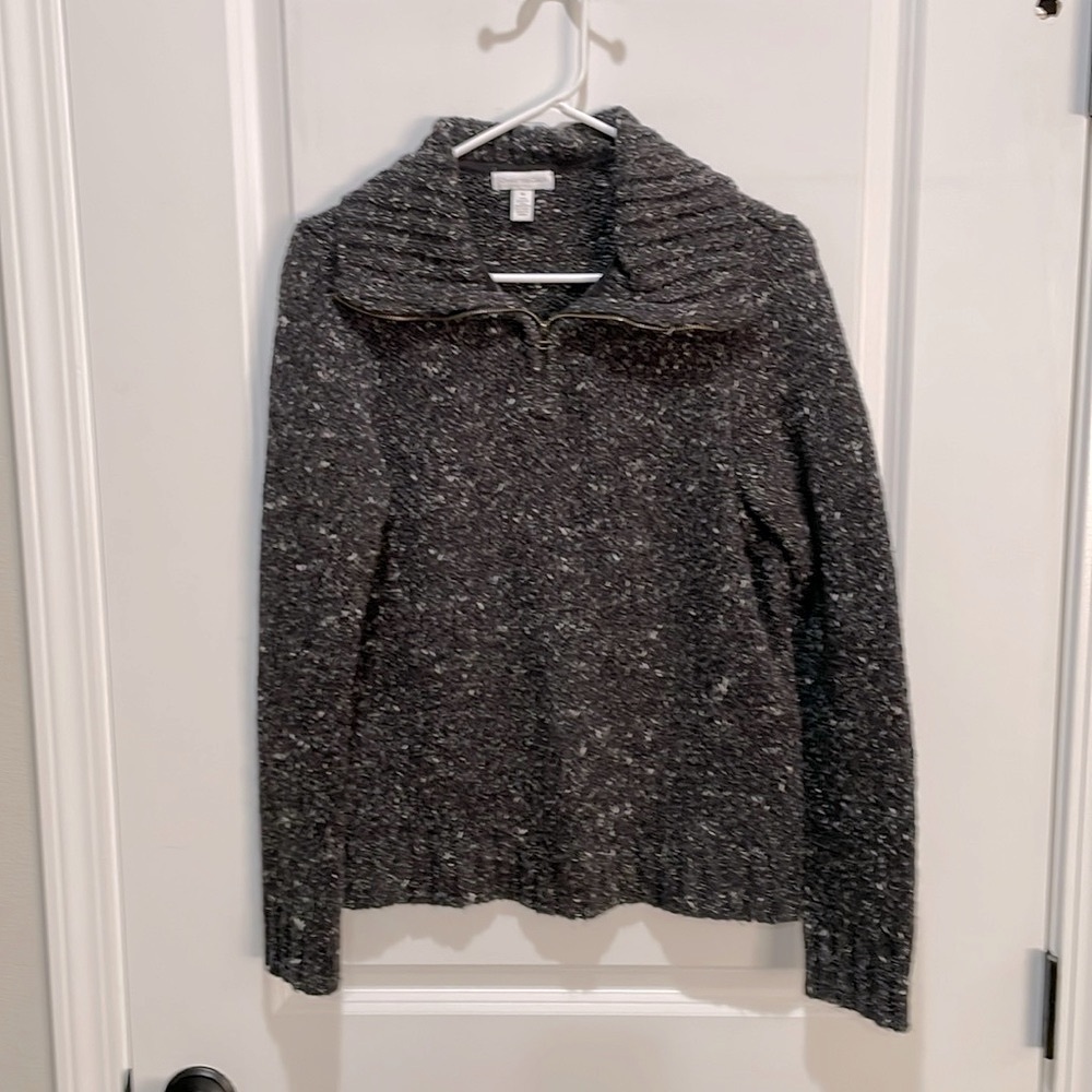 Charter Club Partial-Zip Cozy Sweater